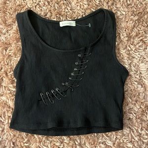 Cute edgy cropped top